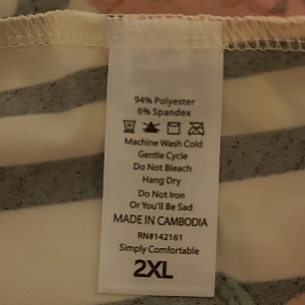 LuLaRoe size 2x  zebra print with pink flowers Maxi skirt - Picture 7 of 7